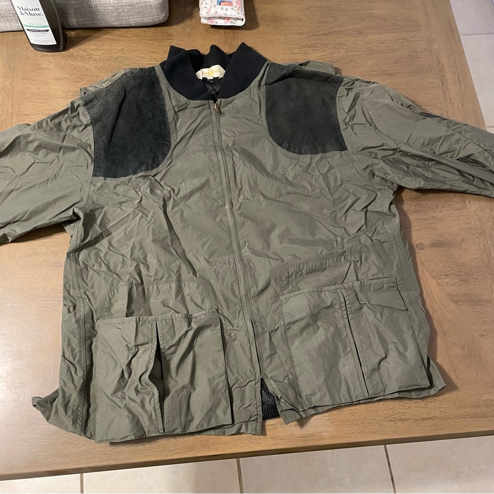 Vintage Bob Allen Shooting Jacket Mens XXL Green Bird Hunting USA Full Zip